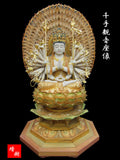 千手観音坐像木彫